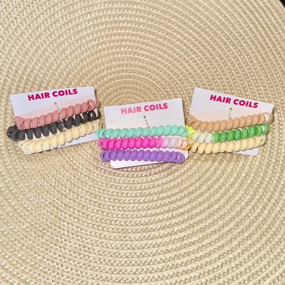 9pc Hair Coils Lot ~ NWT